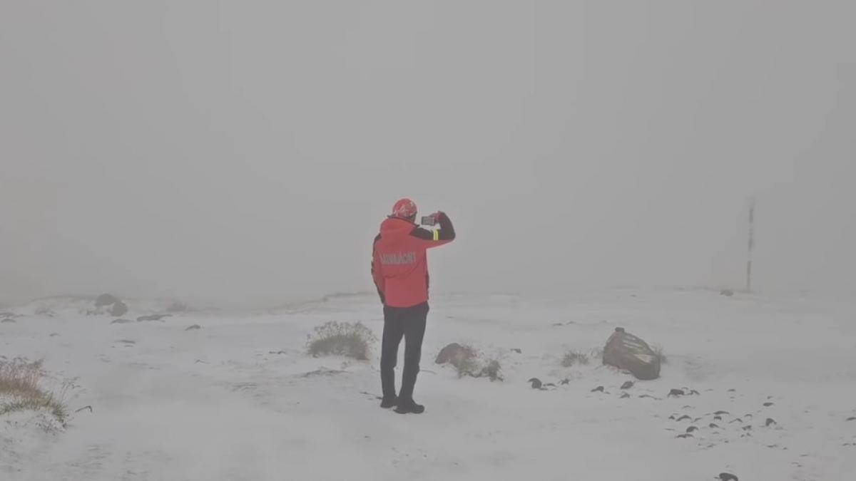 Zapada de catva centimetri in Bucegi la sfarsitul lui august