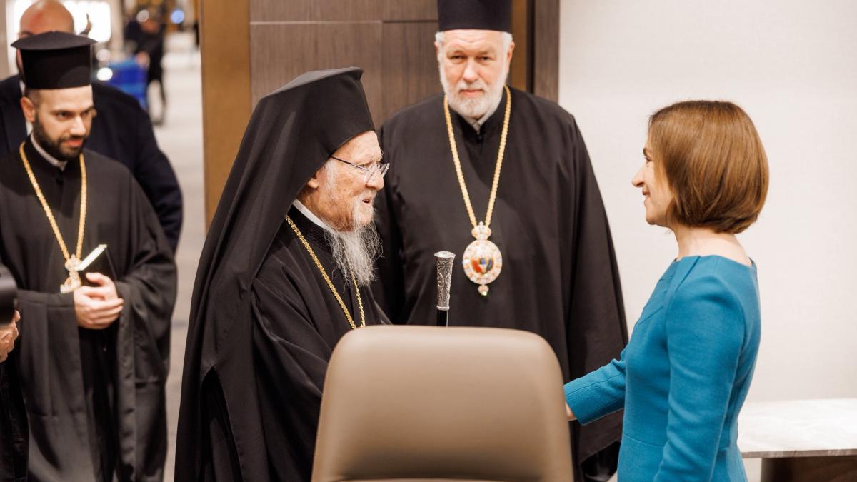 Maia Sandu mesaj la ceremonia de sfintire a Catedralei Nationale