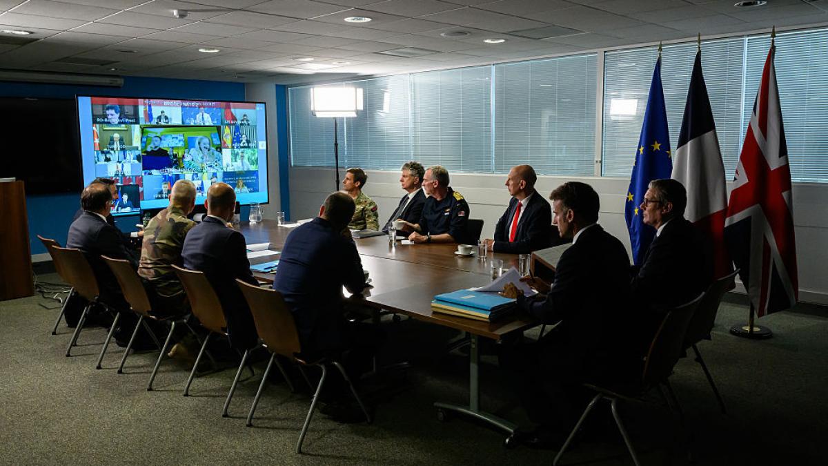 Nicusor Dan la reuniunea Coalitiei de Vointa pentru Ucraina