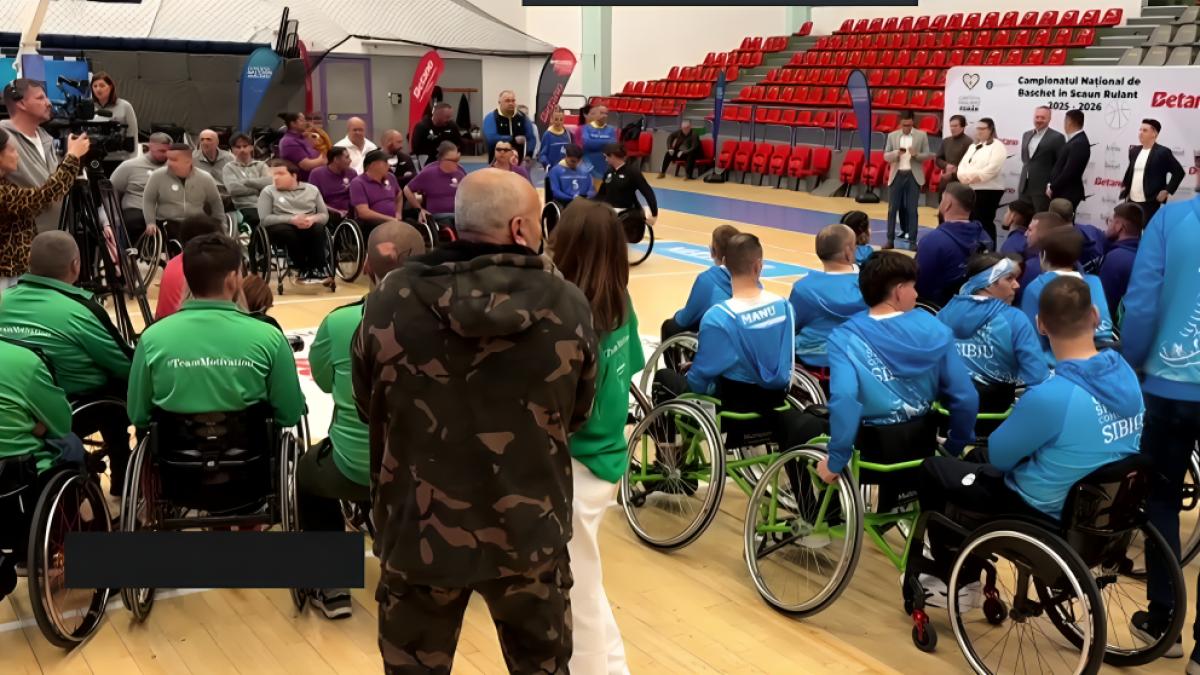 Campionatul National de Baschet in Scaun Rulant Sibiu