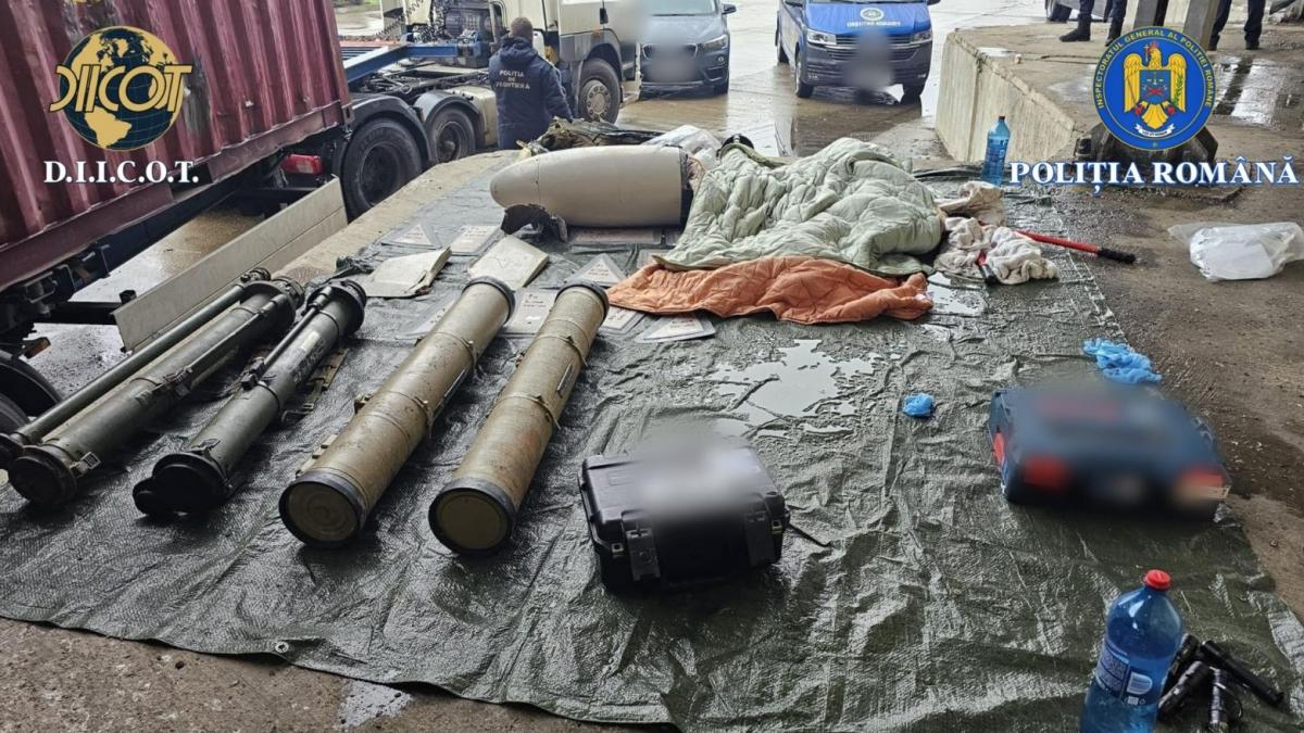 Rachete antitanc din camionul oprit la frontiera