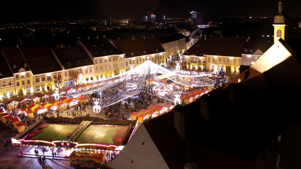 Targul de Craciun din Sibiu se deschide la 14 decembrie