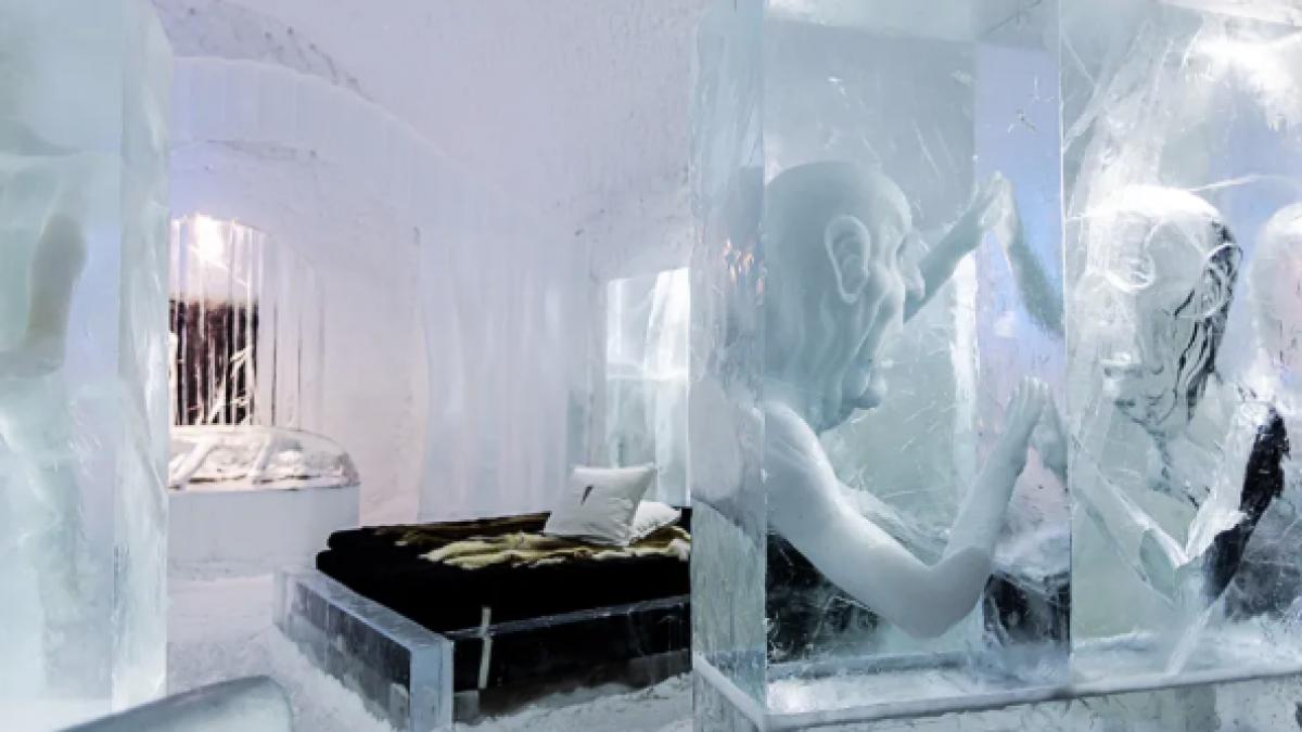 Ai dormi la 5 grade Celsius Hoteluri de gheata