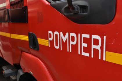 Cistern cu motorin n flcri pe A1 Trasfic oprit