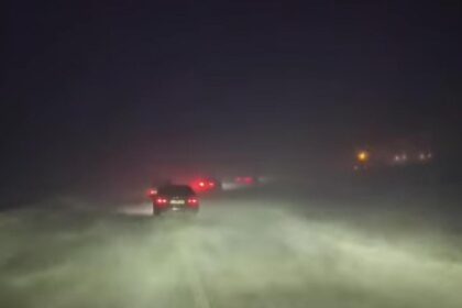 Drumul spre Ranca a fost inchis din cauza viscolului