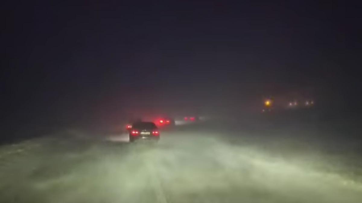 Drumul spre Ranca a fost inchis din cauza viscolului