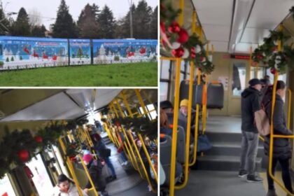 STB aduce magia Cracunului in transportul public