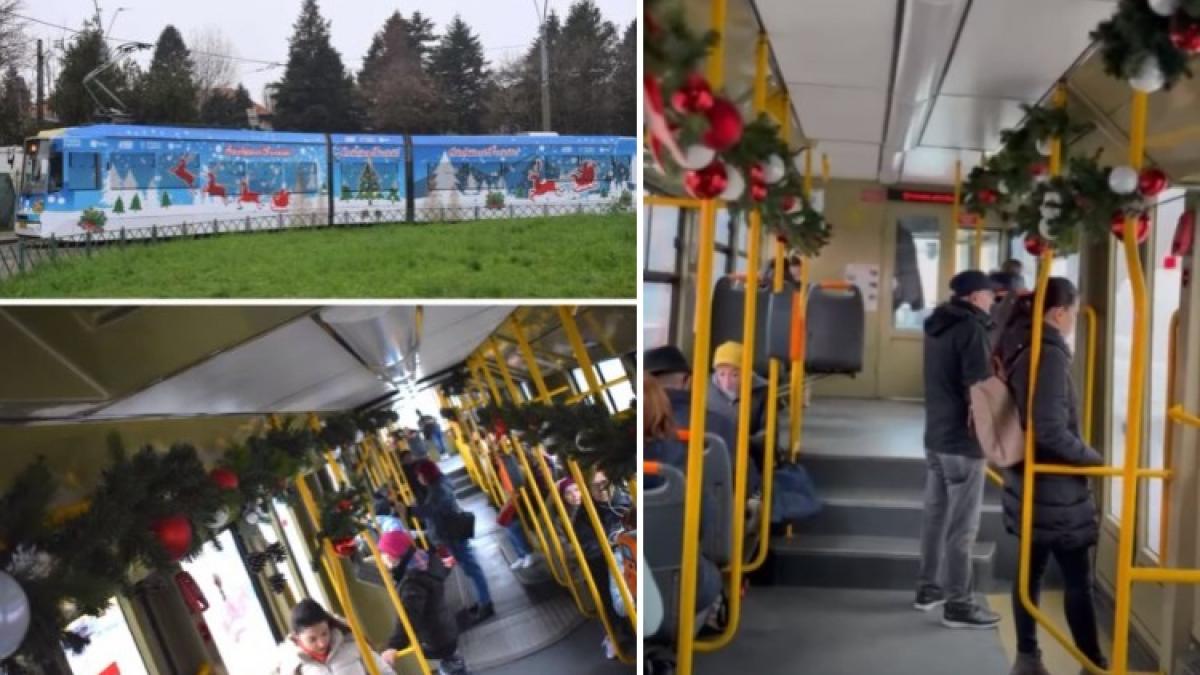 STB aduce magia Cracunului in transportul public