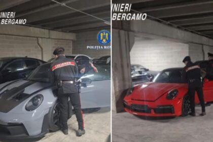 Frauda de milione de euro cu masini de lux investigata de DIICOT 20 de vehicule de inalta performanta au fost gasite