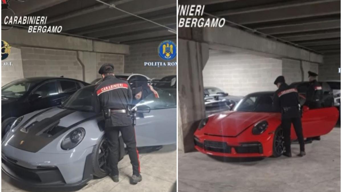 Frauda de milione de euro cu masini de lux investigata de DIICOT 20 de vehicule de inalta performanta au fost gasite