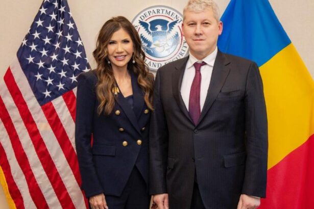 Ministrul Catalin Predoiu s a intalnit in SUA cu Kristi Noem Secretarul American pentru Securitate Interna