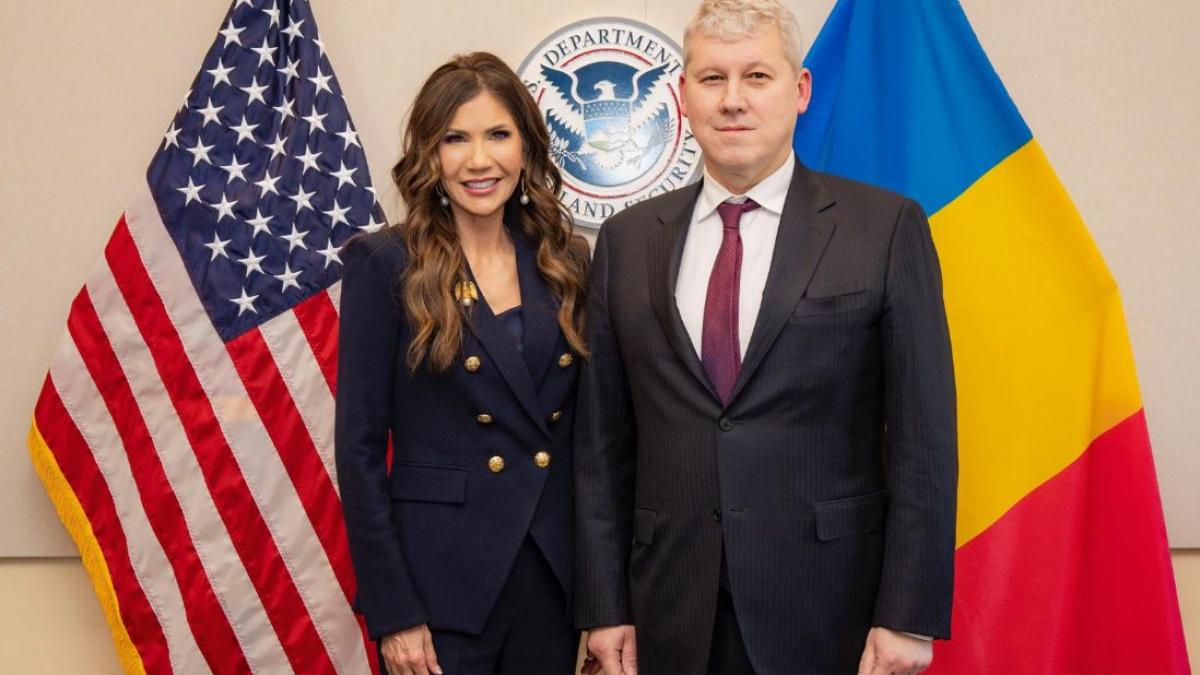 Ministrul Catalin Predoiu s a intalnit in SUA cu Kristi Noem Secretarul American pentru Securitate Interna