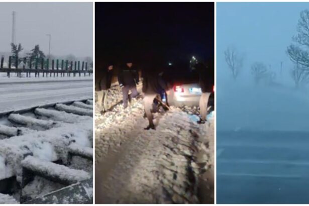 ninsori si viscol intens in bucuresti si in 16 judete drumuri inchise circulatie restrictionata
