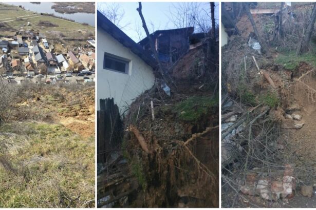 Alerta in Slatina un versant s a prabusit peste mai multe case 25 de persoane au fost evacuate