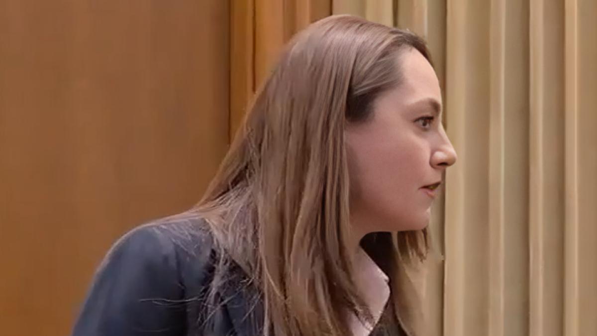 Anamaria Gavrila a avut o reactie nervoasa in plen strigand la o colega deputat Stai in banca