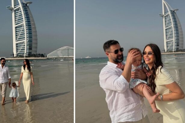 Blocat in Dubai cu fiica de 1 an si 5 luni un cuplu de la Insula Iubirii a revenit in Bucuresti