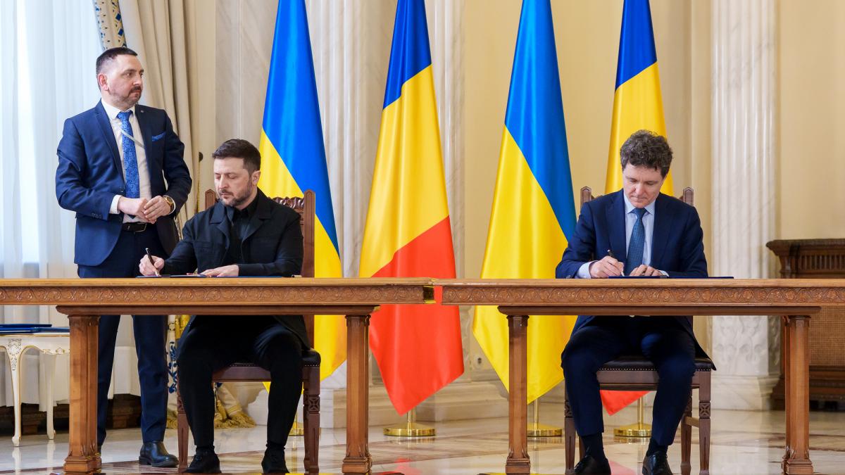 Ce include parteneriatul strategic dintre Romania si Ucraina Acordurile semnate de Nicusor Dan si Volodimir