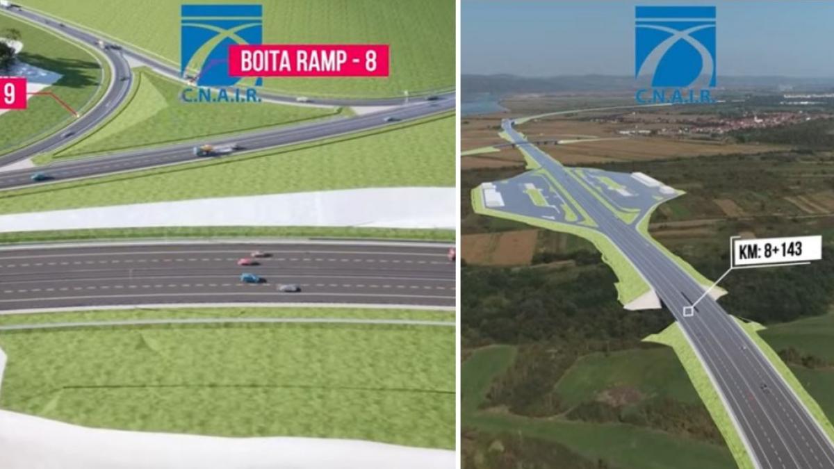 Cel mai complex nod rutier din tara incepe sa ia forma Autostrazile A1 si A13 se conecteaza printr o