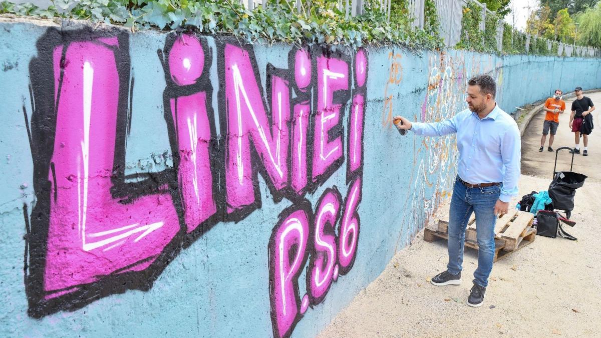 Ciprian Ciucu Ii invit pe autorii de graffiti sa identificam locuri unde pot sa se