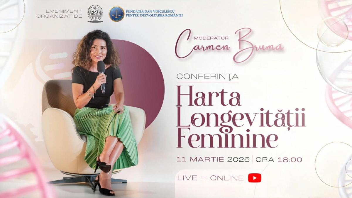 Harta Longevitatii Femeiesti Dialog despre sanatatea femeilor si medicina personalizata