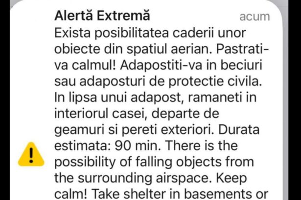 Inca un mesaj Ro Alert in Tulcea al treilea intr o zi din cauza conflictului din Ucraina