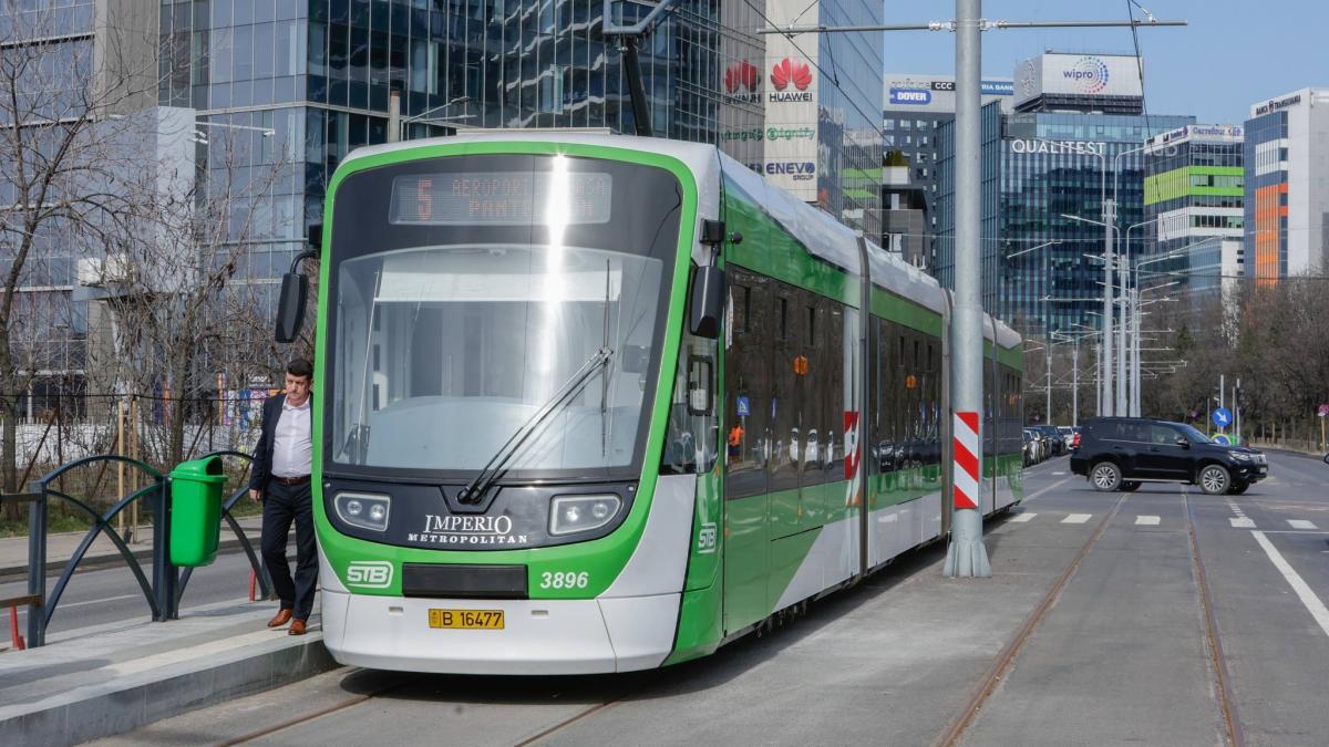 Linia 5 de tramvai din Bucuresti a fost redeschisa duminica Va circula de la Stefan cel Mare pana la