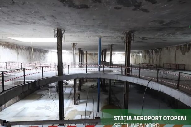 Metroul catre Aeroportul Otopeni prinde contur Proiectul a avansat cu 61 pe sectiunea sudica si la