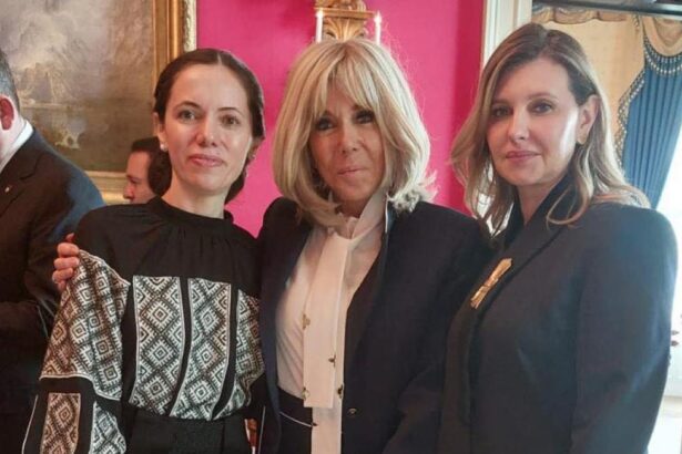 Mirabela Grdinaru alaturi de Brigitte Macron si Olena Zelenska la Casa Alba