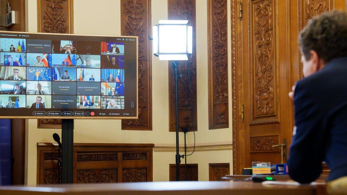 Nicuzor Dan intalnire cu liderii europeni despre criza preturilor la petrol si gaze cauzata de