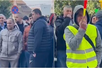 Protest la Complexul Energetic Oltenia peste 300 de angajati cer prelungirea contractelor