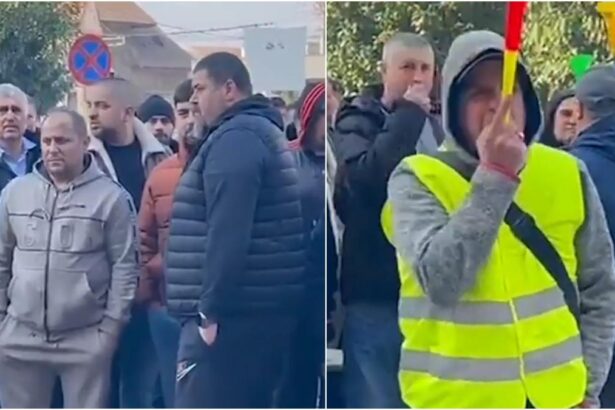 Protest la Complexul Energetic Oltenia peste 300 de angajati cer prelungirea contractelor
