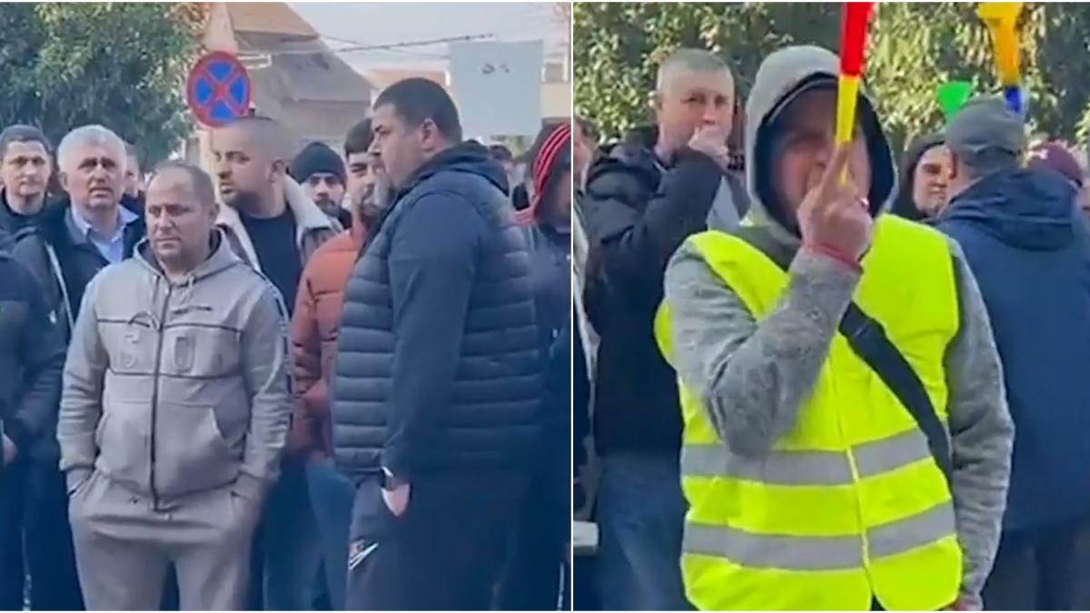 Protest la Complexul Energetic Oltenia peste 300 de angajati cer prelungirea contractelor