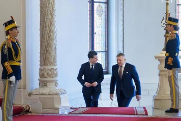 Robert Fico a avut o intalnire oficiala cu Nicusor Dan la Palatul Cotroceni Ce teme au discutat