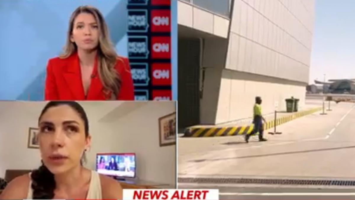 Romanca blocata in Dubai Am primit o alerta pe telefon referitoare la o amenintare cu racheta stam in
