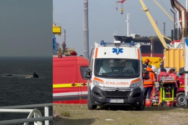 accident maritim grav in portul midia un remorcher s a scufundat un marinar a fost salvat din apa in
