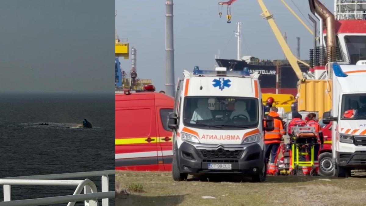 accident maritim grav in portul midia un remorcher s a scufundat un marinar a fost salvat din apa in