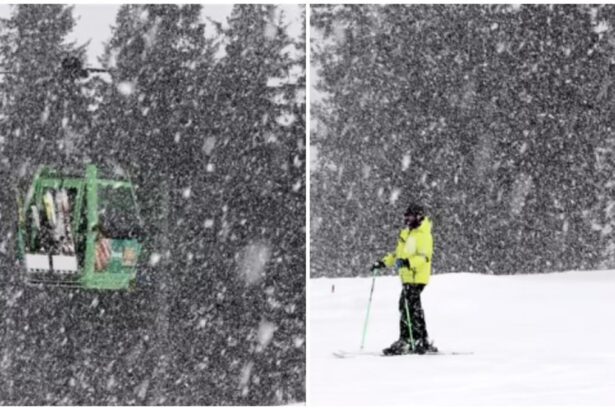 A nins ca in plina iarna in statiunile montane Turistii glumesc ca nu stiu ce vor sarbatori