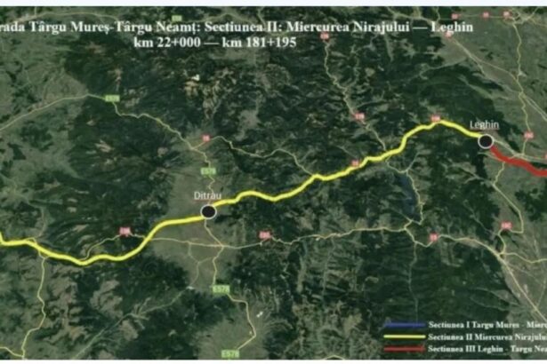 Autostrada A8 avanseaza CNAIR a demarat licitatia pentru segmentul Miercurea Nirajului Saratenii Care