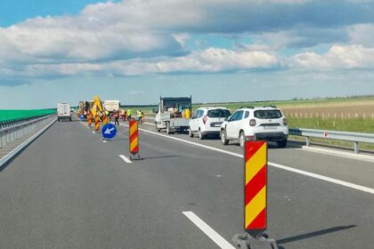 CNAIR a anuntat soferii ca vor demara lucrari pe Autostrada A7 iar circulatia va fi