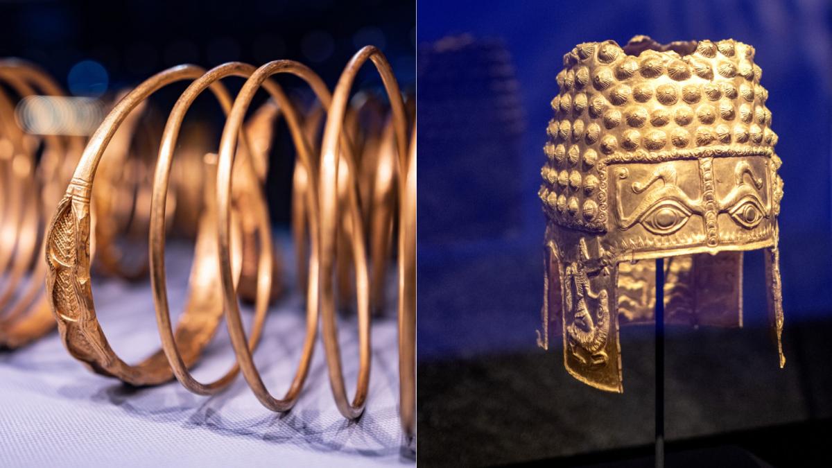 Coiful de aur de la Cotofenes ti si bratarile dacice furate in Olanda au fost descoperite