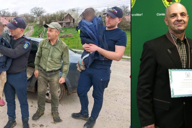 El este Aurel Frandes padurarul care le a gasit pe Melisa si Rebeca fetitele de 4 si 5 ani