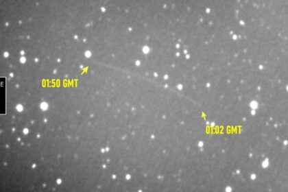 Imagini cu naveta Orion in drumul sau spre Luna supinse de Observatorul Astronomic din Bucuresti