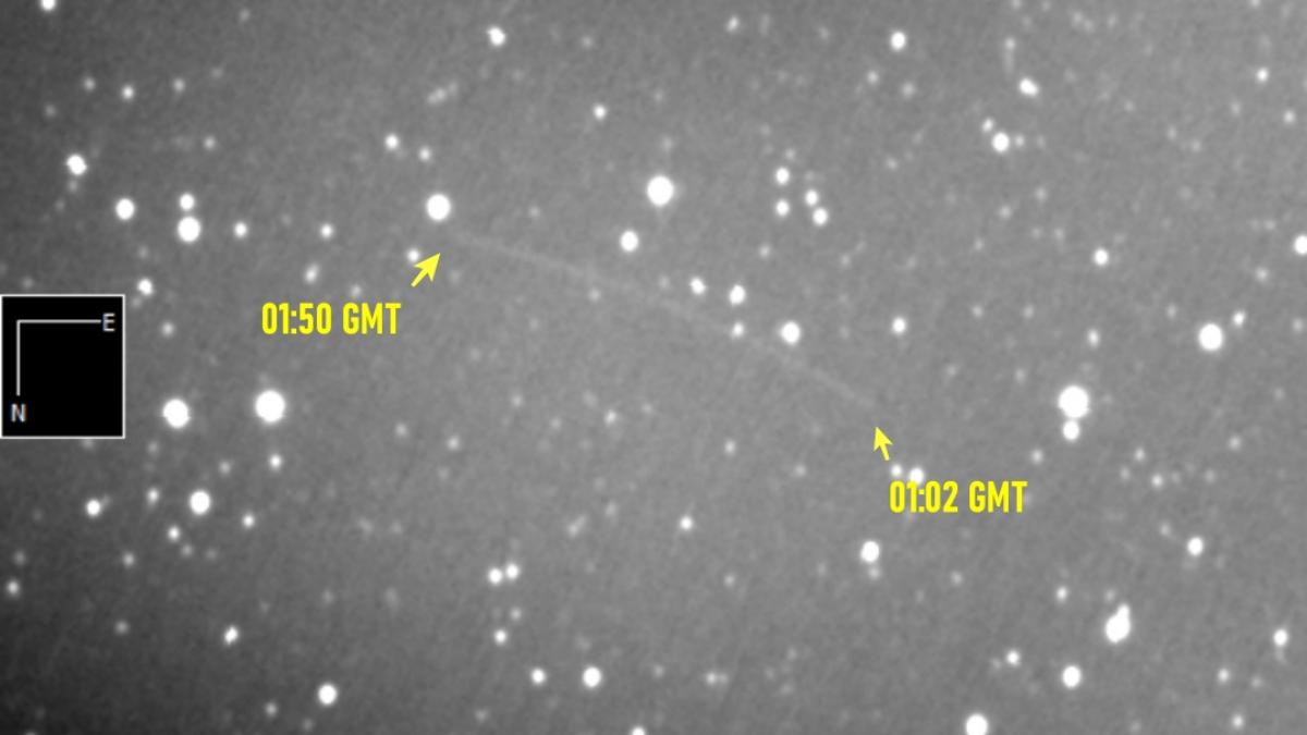 Imagini cu naveta Orion in drumul sau spre Luna supinse de Observatorul Astronomic din Bucuresti