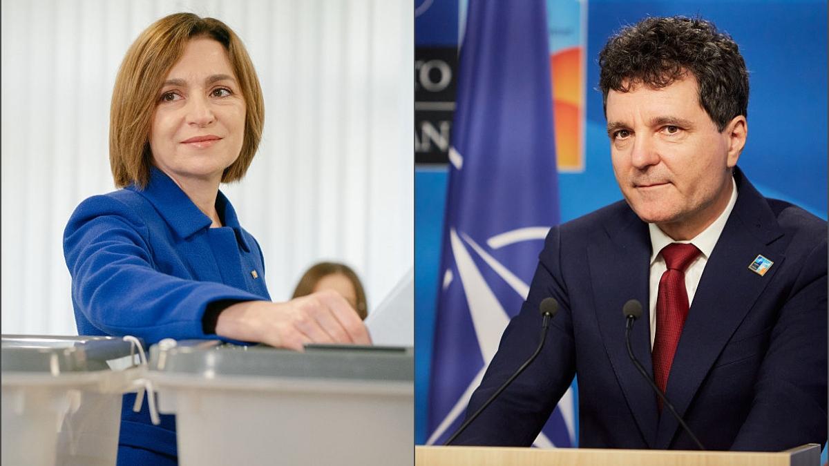 Maia Sandu Reunificarea cu Romania ar accelera integrarea Moldovei in UE Nicusor Dan