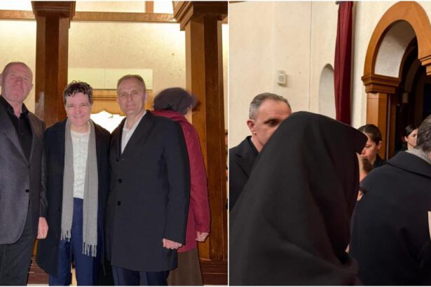 Nicuser Dan aparitie neasteptata la manastirea Cornu in Vinerea Mare Presedintele CJ Prahova Fara