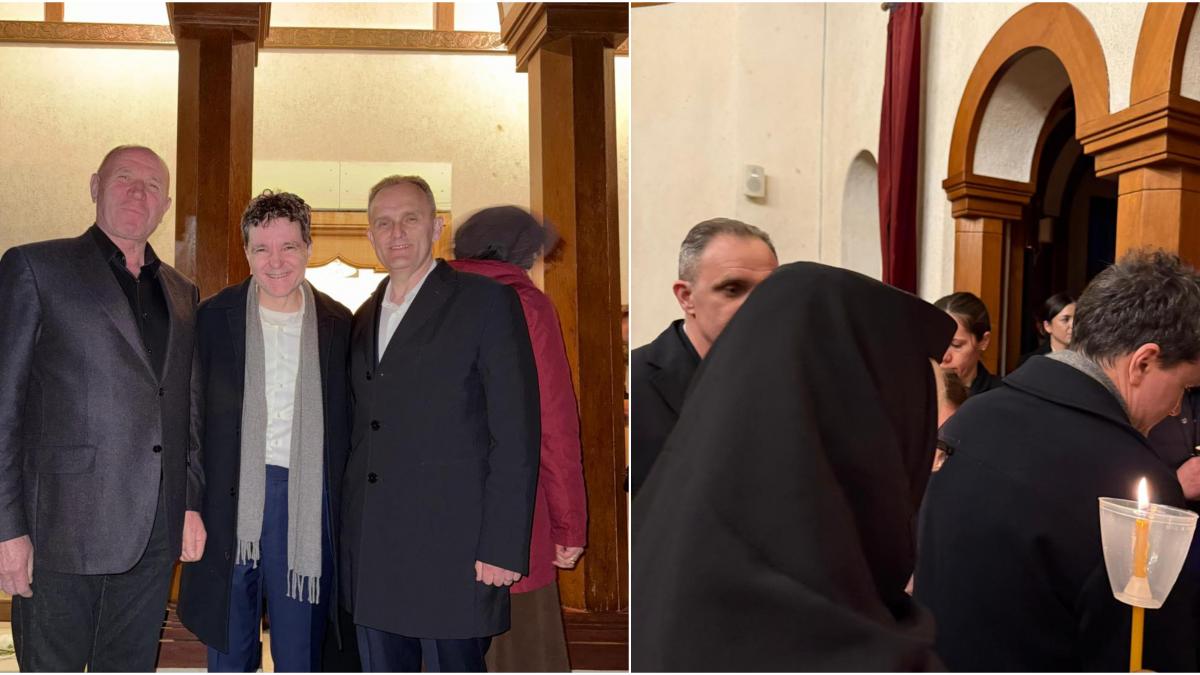 Nicuser Dan aparitie neasteptata la manastirea Cornu in Vinerea Mare Presedintele CJ Prahova Fara