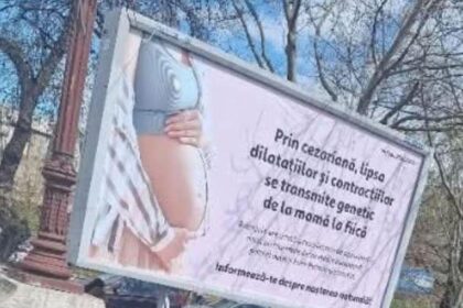 Panouri cu informatii false despre cezarianain bucuresti USR cere inlaturarea reclamelor cu sfaturi