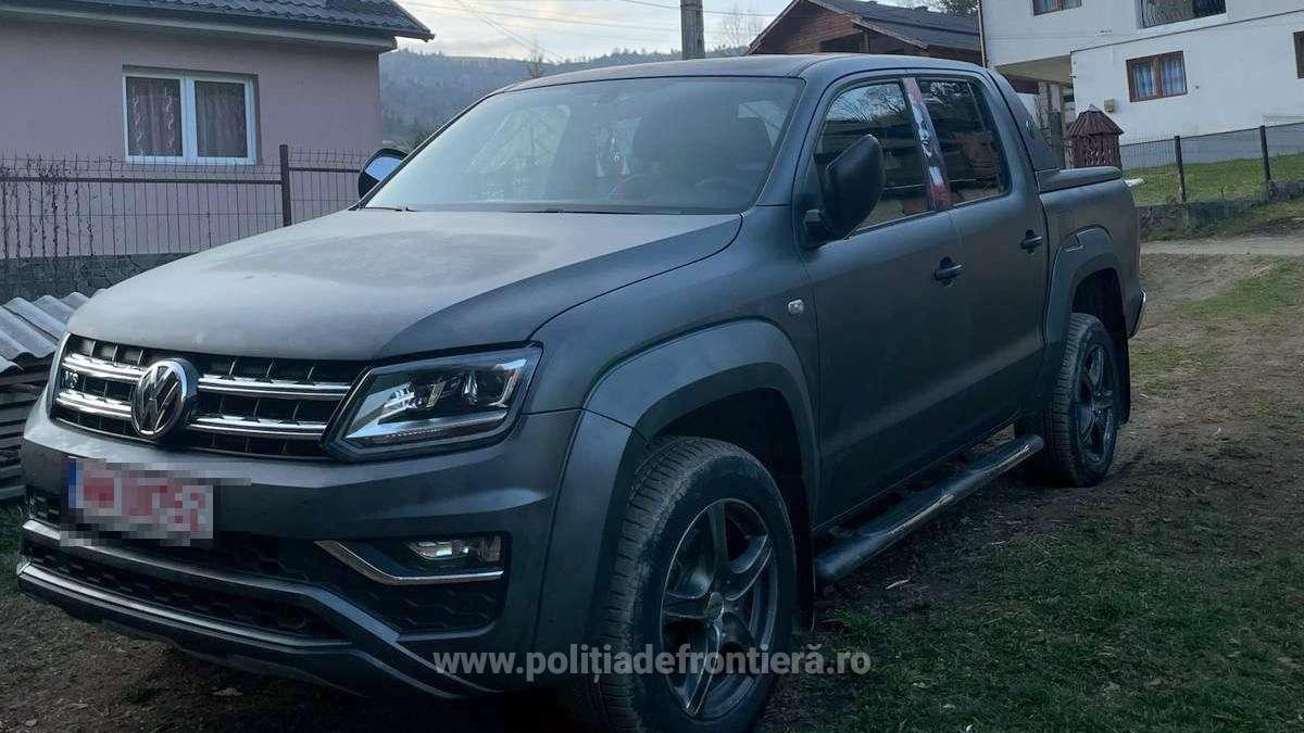 Politistii de frontiera au descoperit in Viseu de Sus un VW 4X4 in valoare de 25000 de euro declarat furat