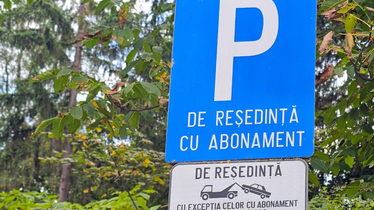 Taxa pentru parcarea de resedinta a crescut in Brasov Cat va costa anual Cei care lasa
