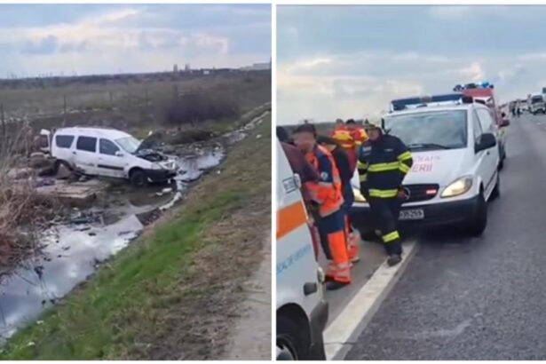 accident terifiant pe autostrada soarelui un barbat si a pierdut viata iar alte cinci persoane au fost ranite dupa ce